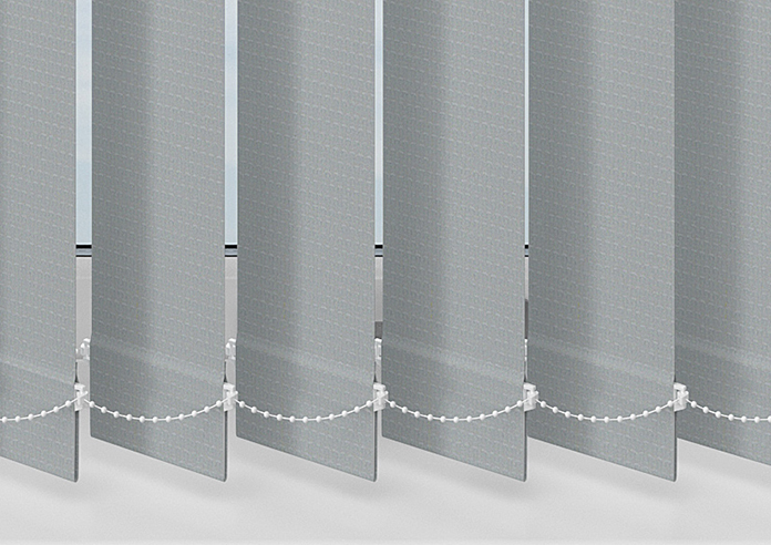 Sarra (Blackout), Slate - Vertical Blind Slats - Image 3